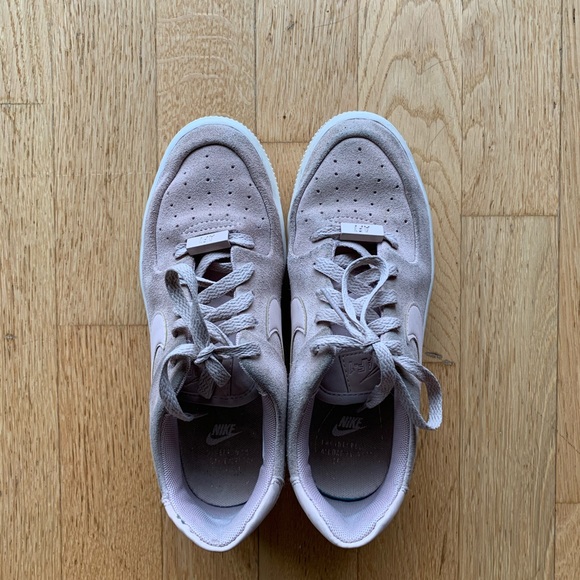 Nike Air Force 1 Sage Low Suede Platform Pink - Picture 3 of 7